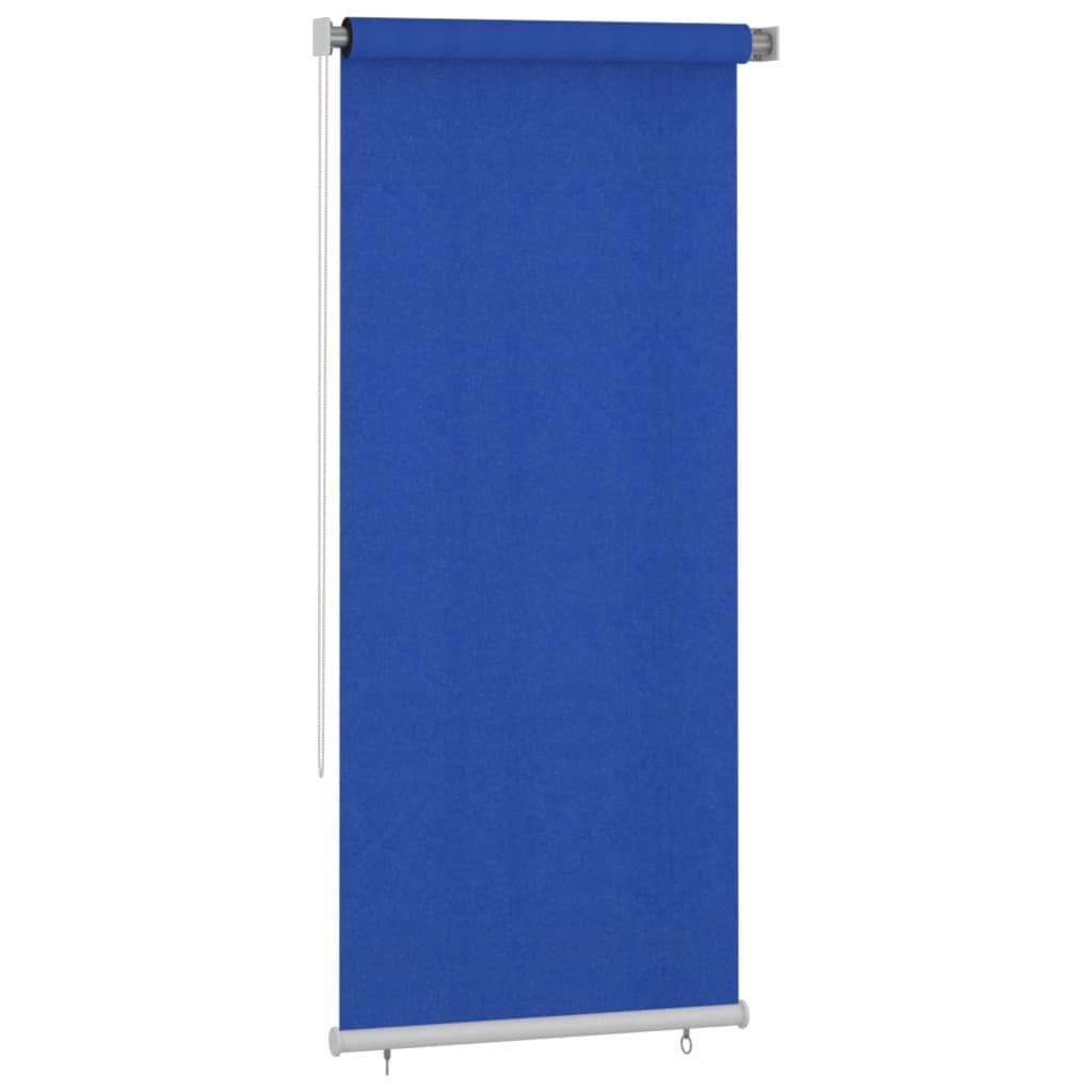 vidaXL Außenrollo 100x230 cm Blau HDPE