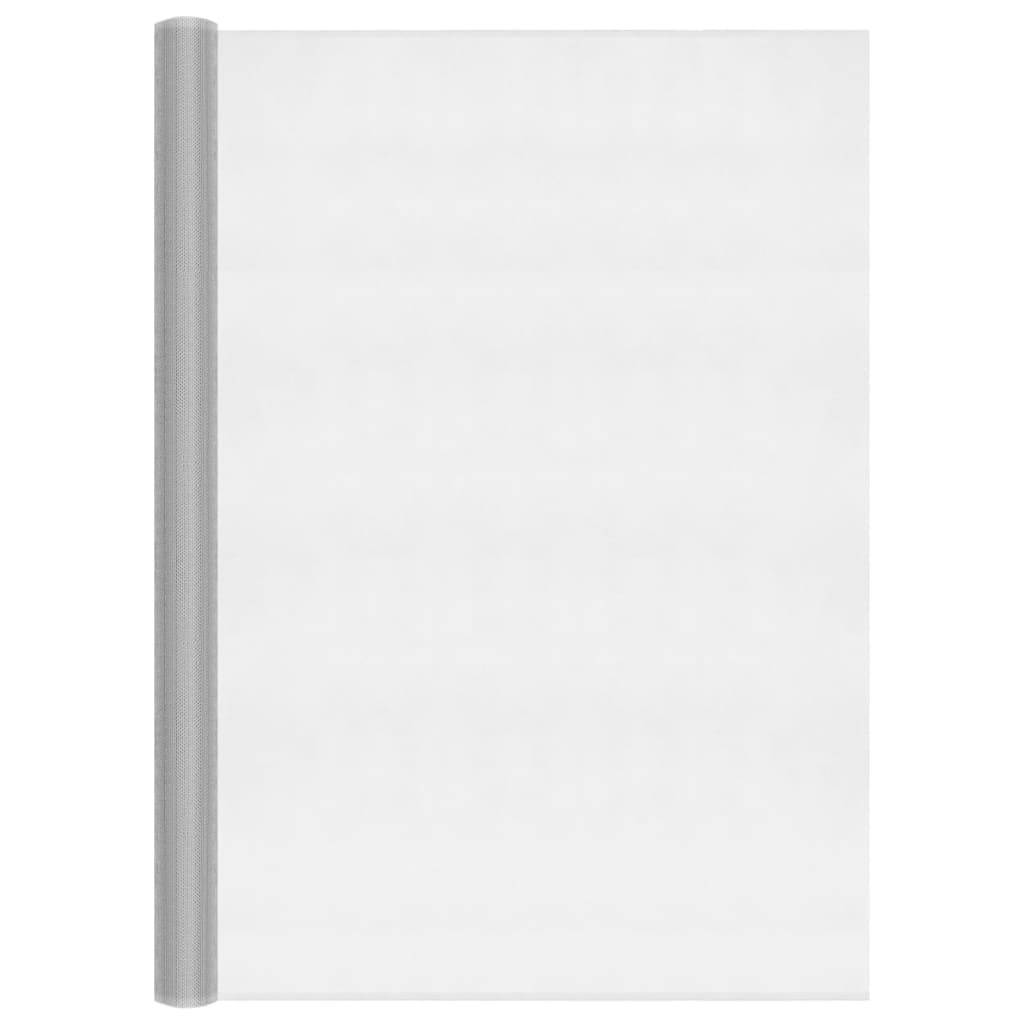 vidaXL Fliegengitter Aluminium 112X500 cm Silbern