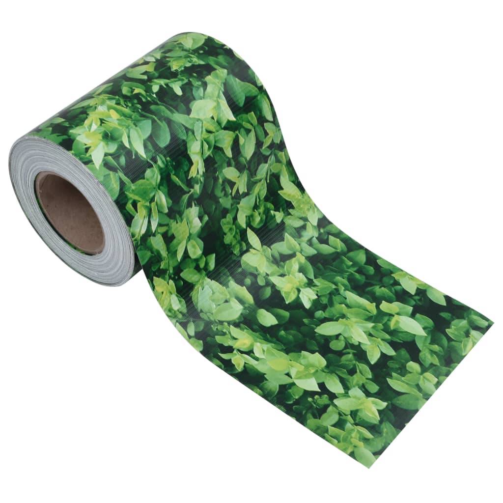 vidaXL Garten-Sichtschutz PVC 35x0,19 m Grün