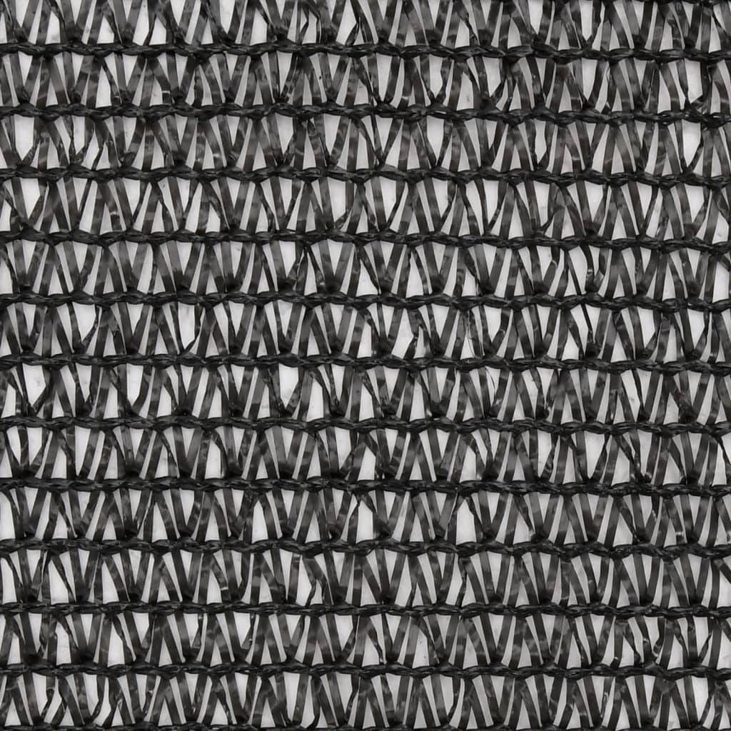 vidaXL Sichtschutznetz HDPE 2x10 m Schwarz