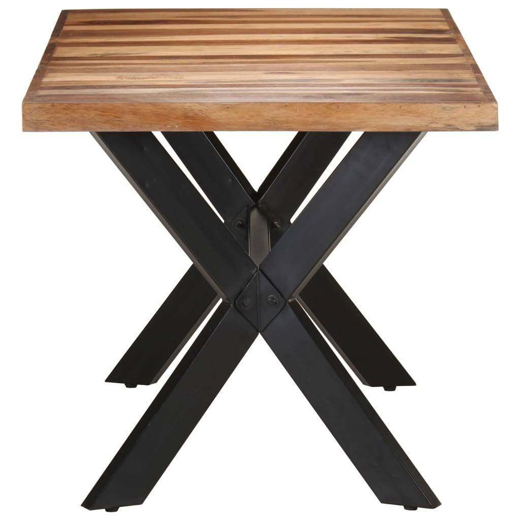 vidaXL Esstisch 160x80x75 cm Massivholz Honigfarben
