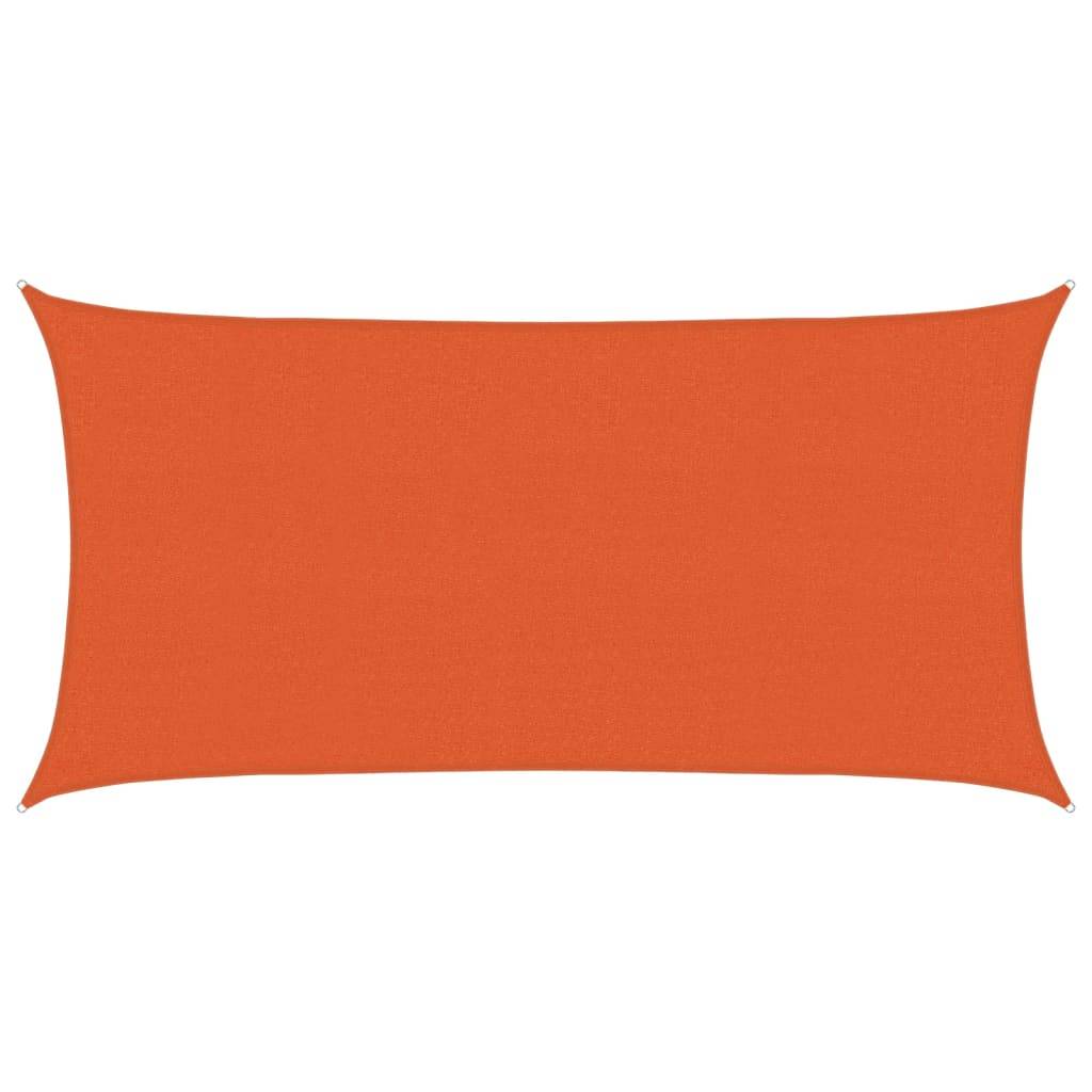 vidaXL Sonnensegel 160 g/m² Orange 2x4 m HDPE