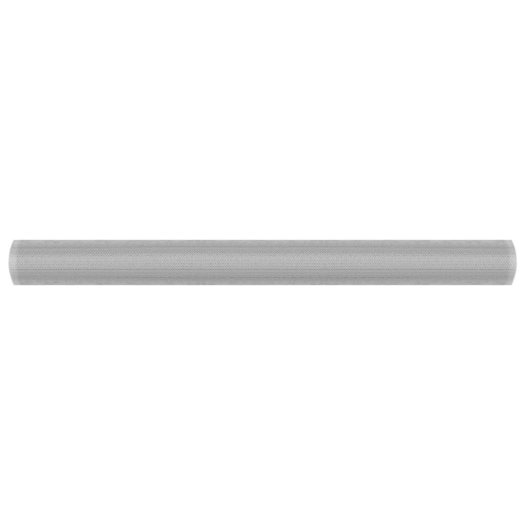 vidaXL Fliegengitter Aluminium 80x500 cm Silbern