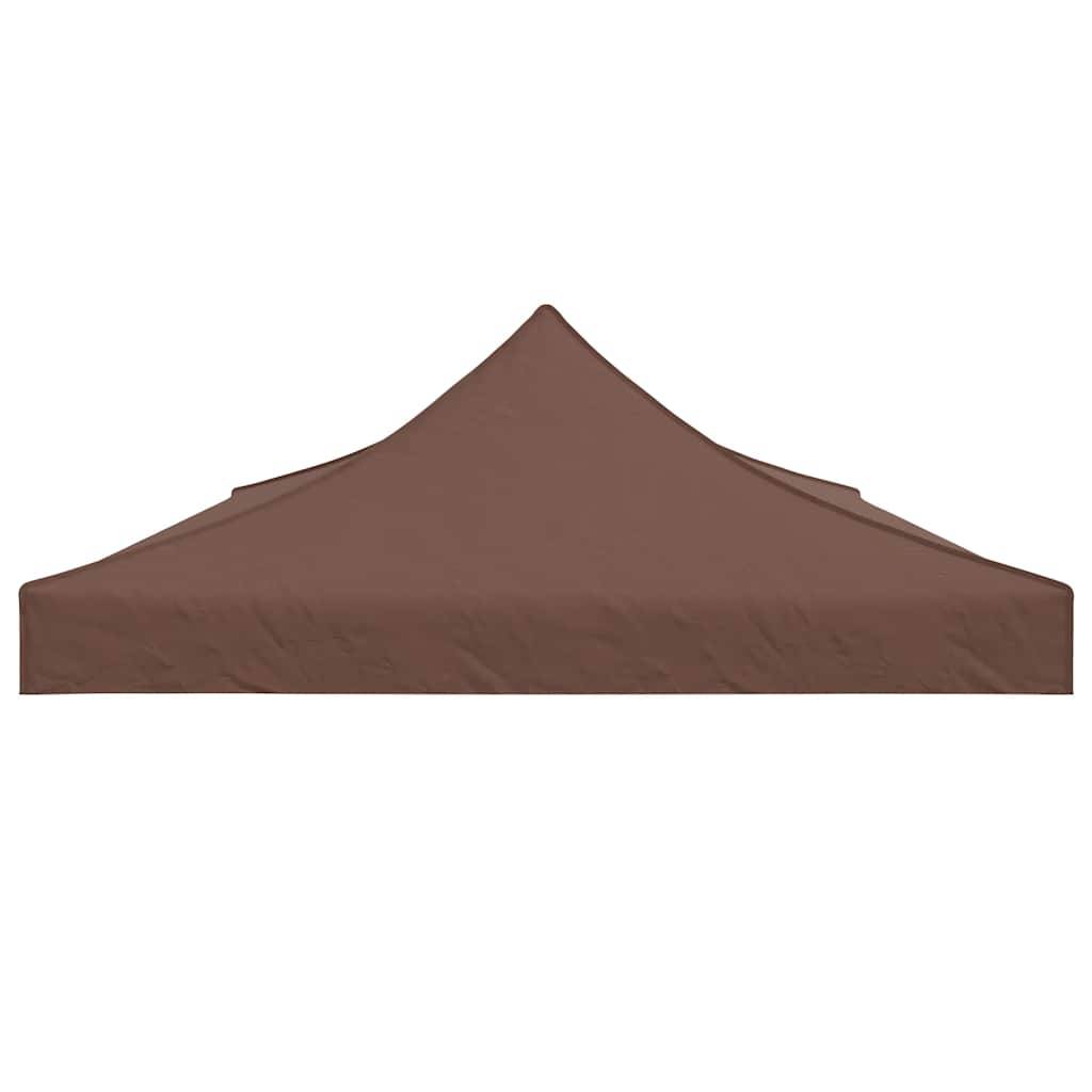 vidaXL Partyzelt-Dach 6x3 m Braun 270 g/m²