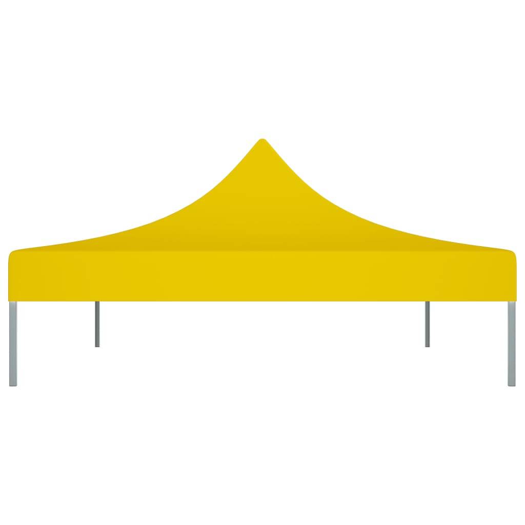 vidaXL Partyzelt-Dach 4,5x3 m Gelb 270 g/m²
