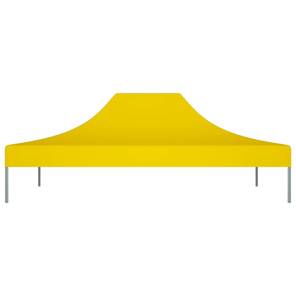 vidaXL Partyzelt-Dach 4,5x3 m Gelb 270 g/m²