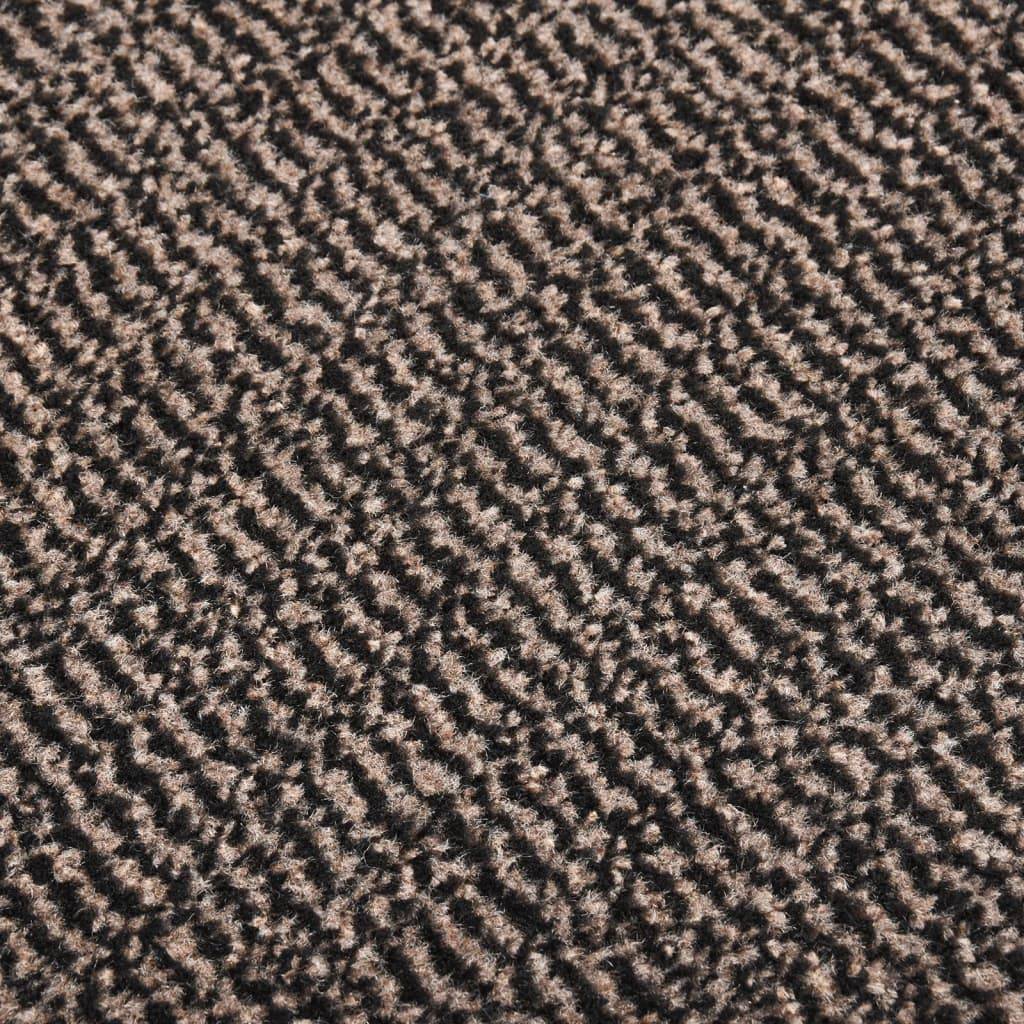 vidaXL Fußmatte getuftet 120x180 cm Dunkelbraun