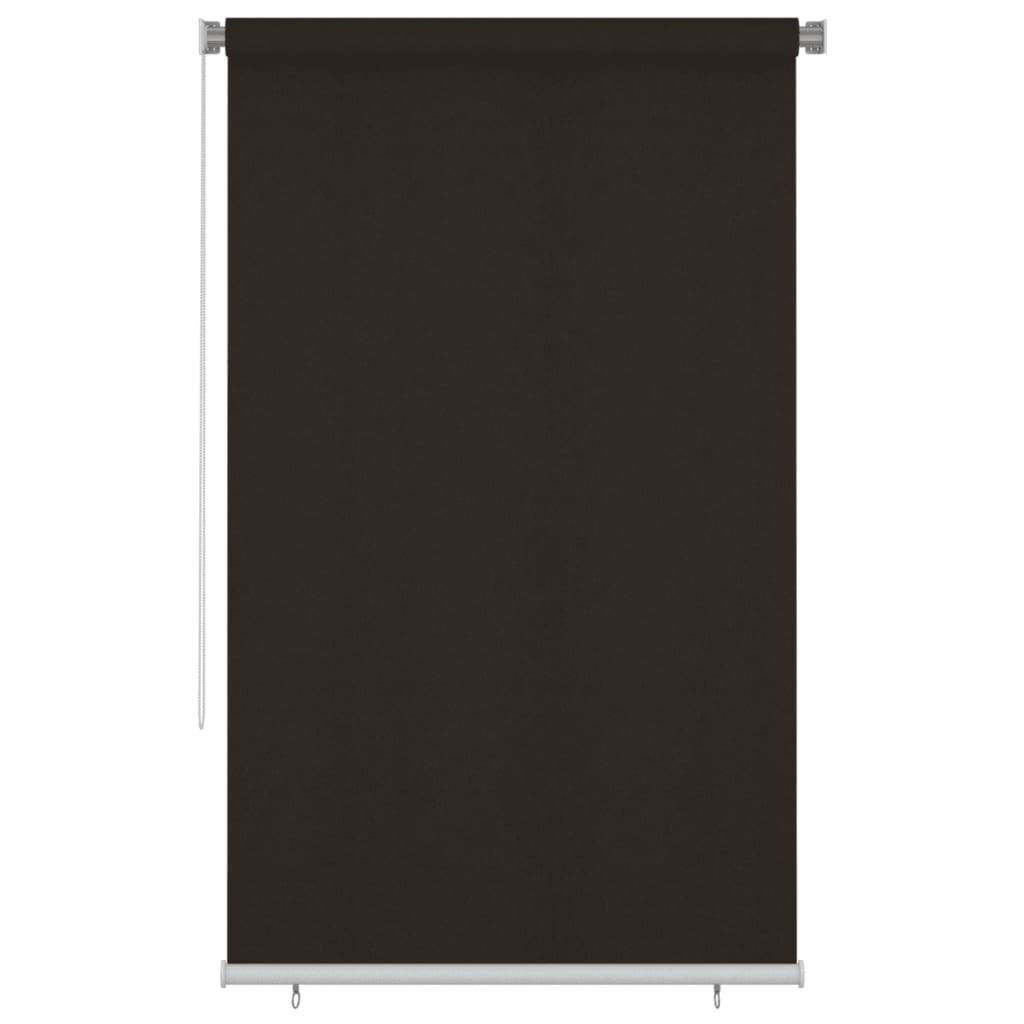 vidaXL Außenrollo 140x230 cm Braun HDPE