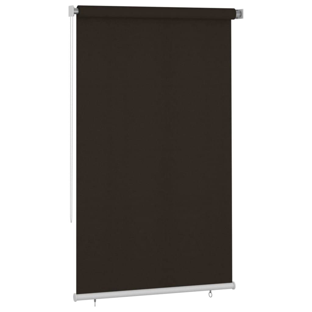 vidaXL Außenrollo 140x230 cm Braun HDPE
