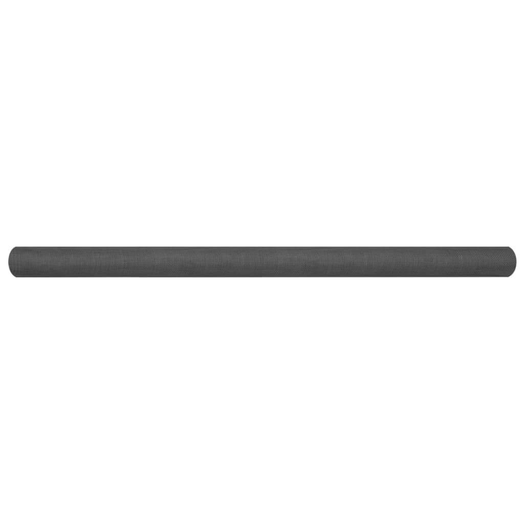 vidaXL Fliegengitter Fiberglas 80x2000 cm Schwarz