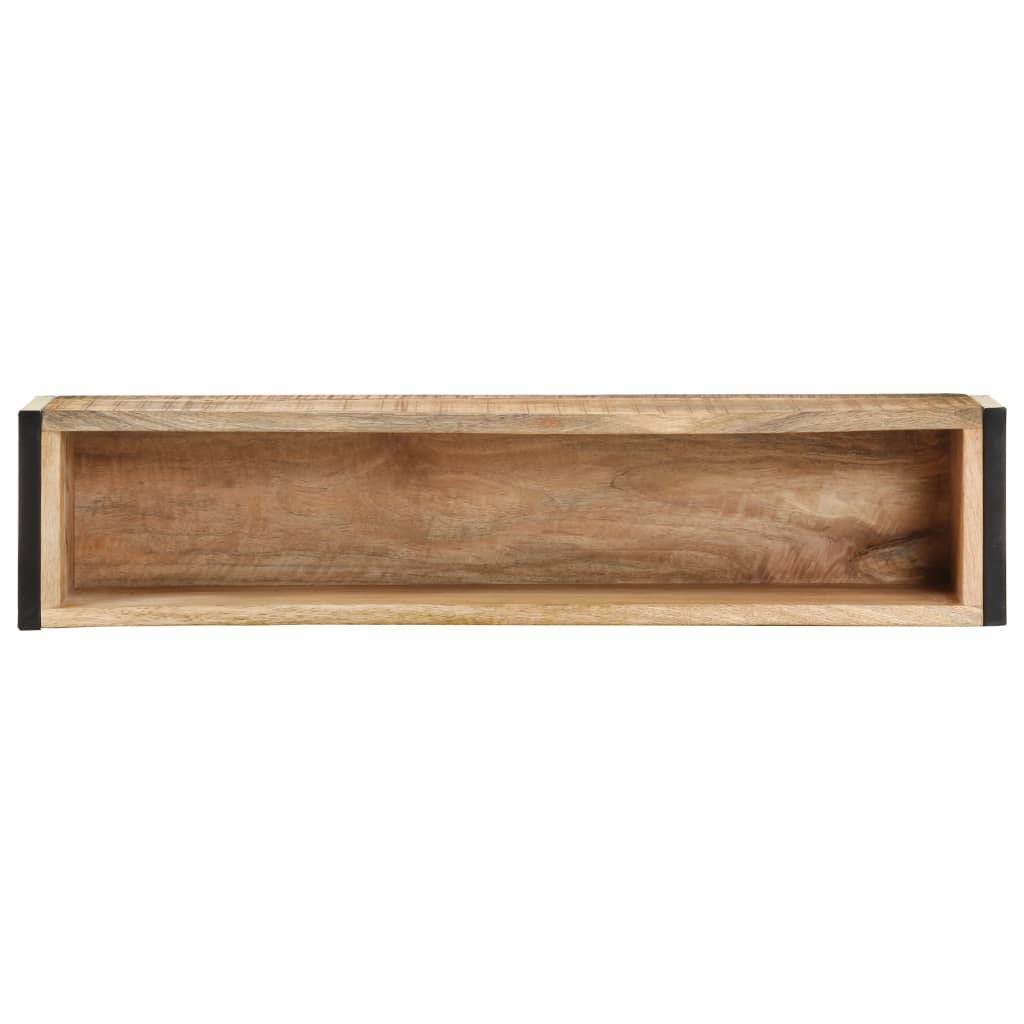 vidaXL Pflanzkübel 90x20x68 cm Raues Mangoholz