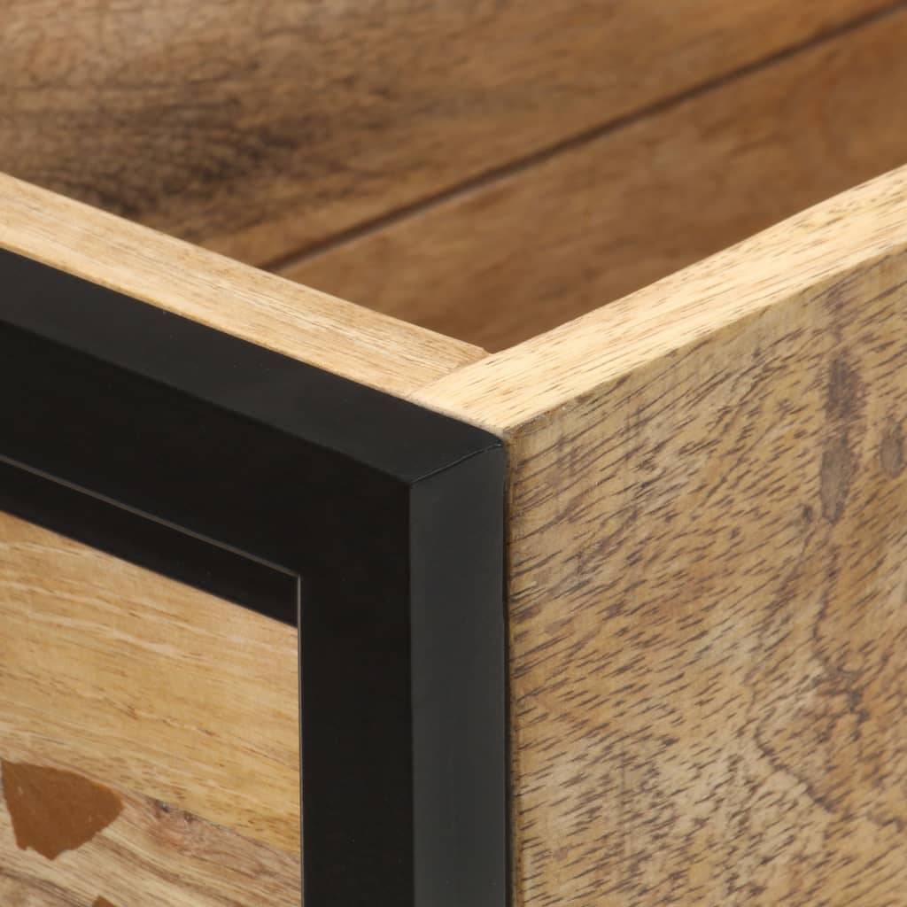 vidaXL Pflanzkübel 90x20x68 cm Raues Mangoholz