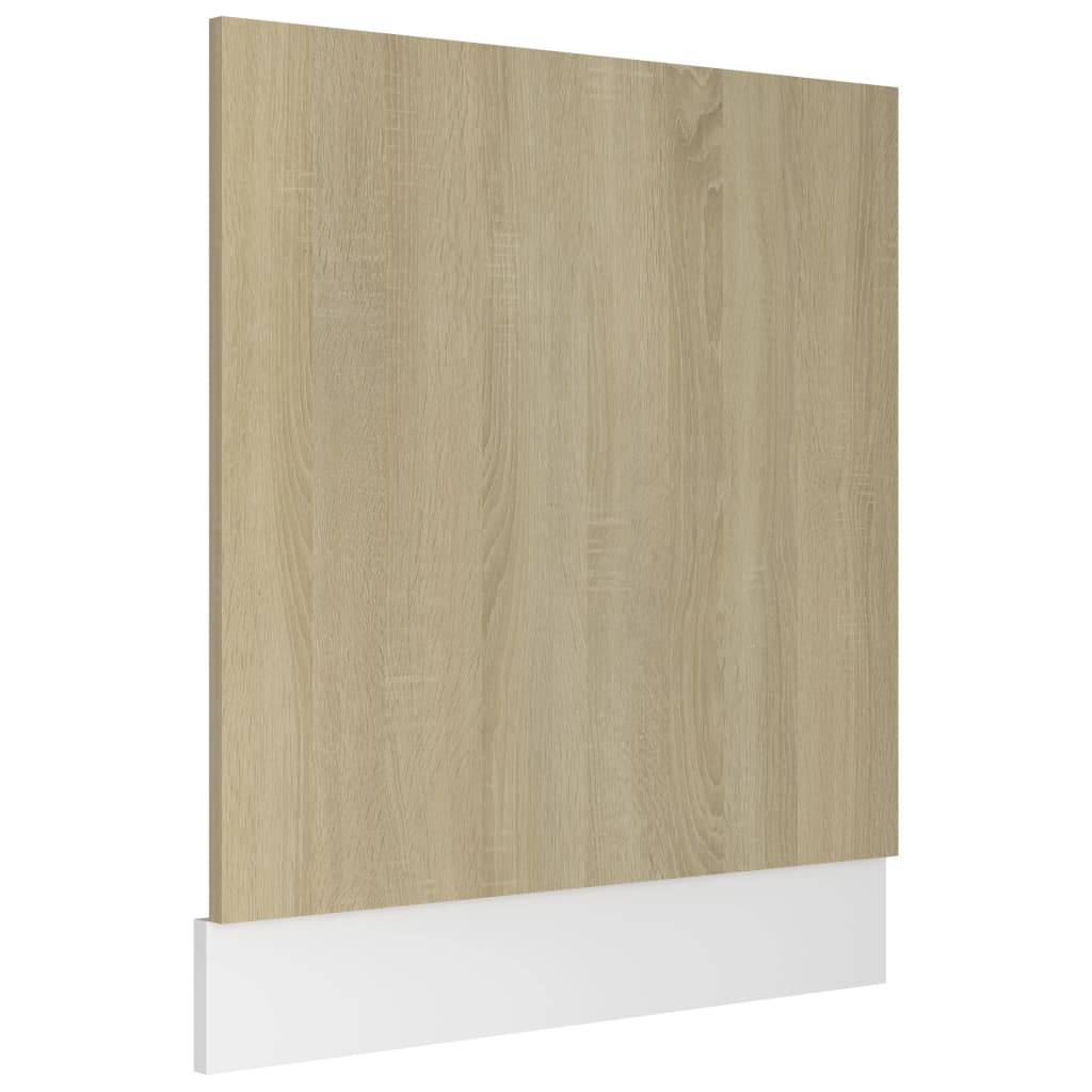 vidaXL Geschirrspülerblende Sonoma-Eiche 59,5x3x67 cm Holzwerkstoff