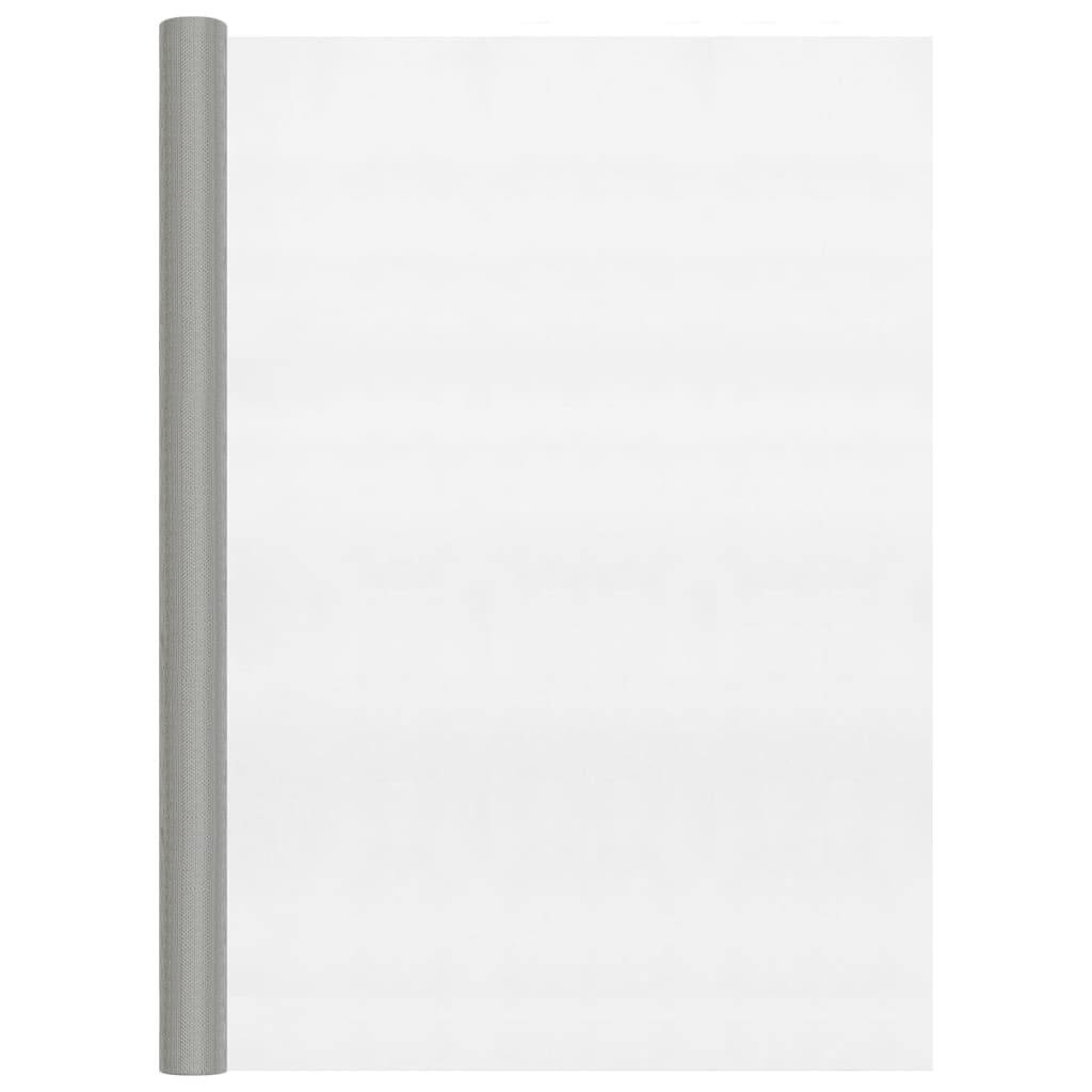 vidaXL Fliegengitter Edelstahl 112x2000 cm Silbern