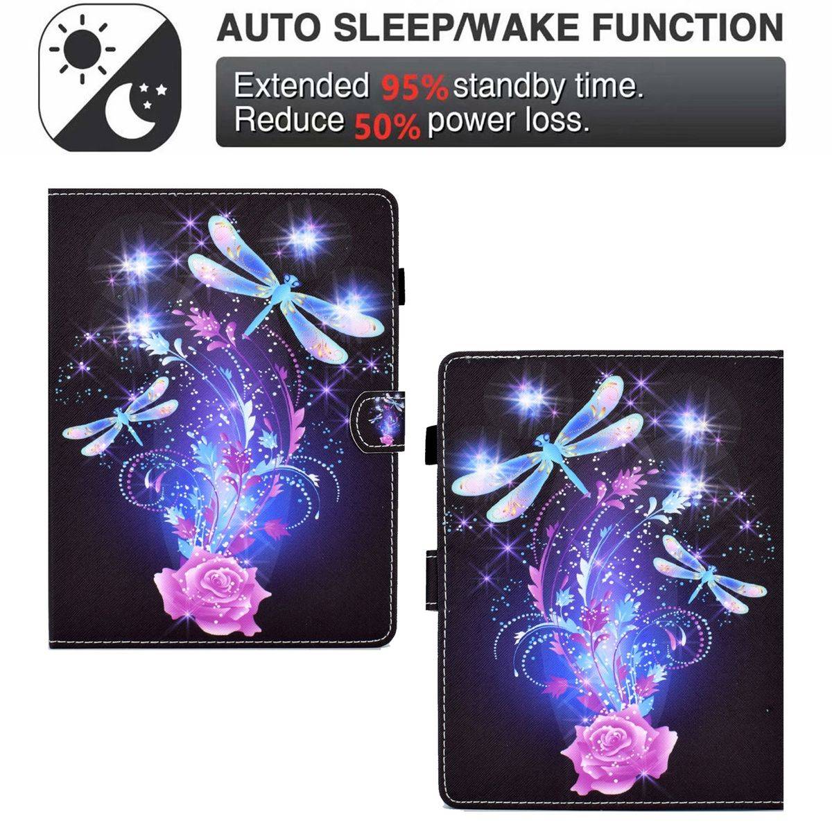 Für Xiaomi Redmi Pad 10.6 Zoll Universelle Kunstleder Tablet Cover Tasche Motiv 3 Hülle Case Etuis
