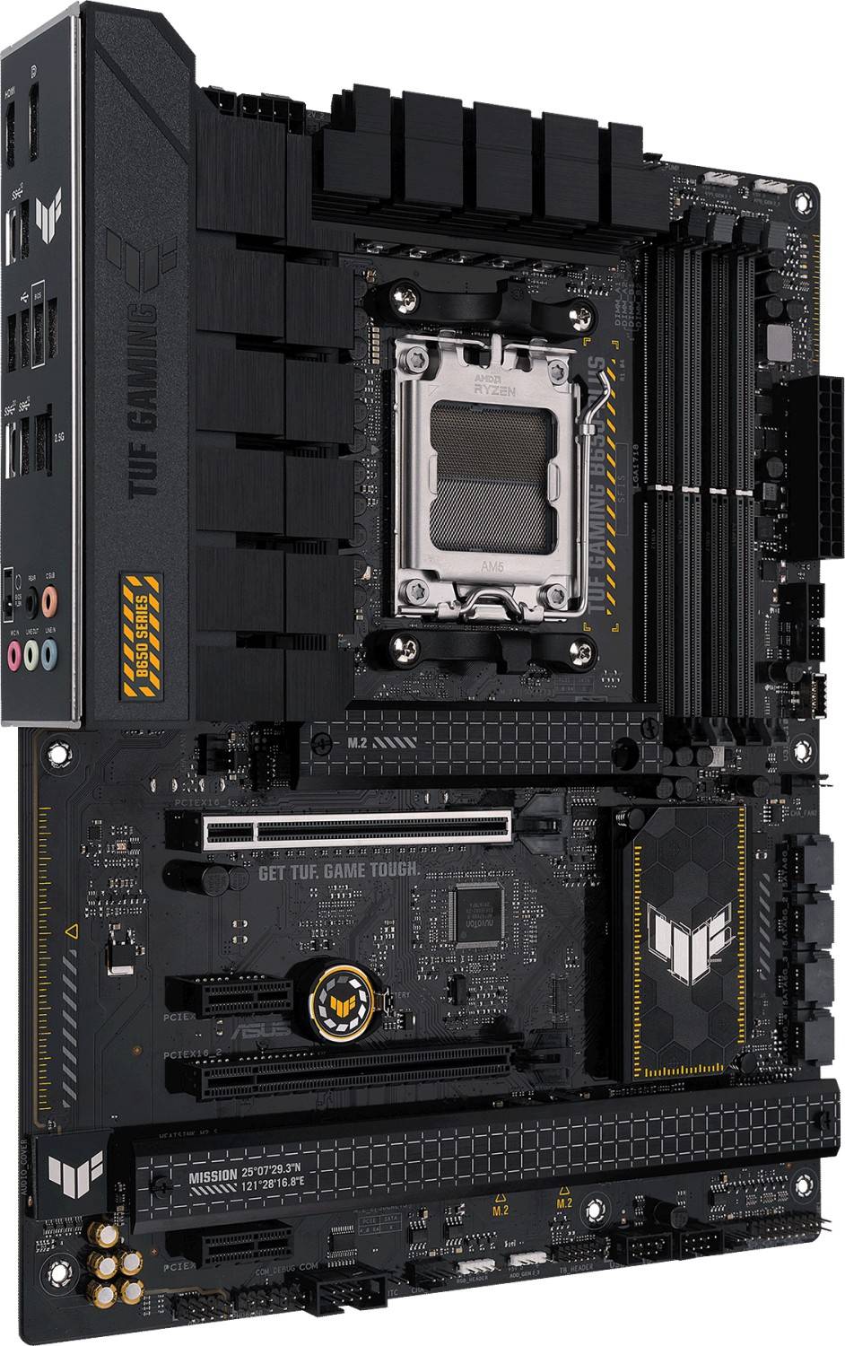ASUS TUF Gaming B650-Plus - Motherboard - ATX - Socket AM5 - AMD B650 Chipsatz - USB-C 3.2 Gen 2x2, USB 3.1 Gen 2, USB 3