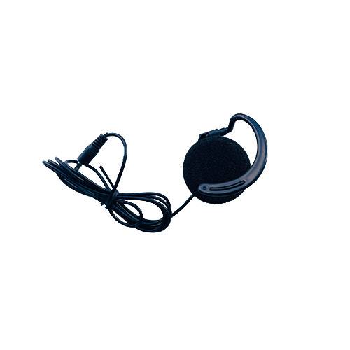 MEGATECH TG 02-R100 - Ohrbügelhörer für das rechte Ohr (3,5mm Klinkenstecker Mono gerade | 32 Ohm | Kabel 1,00m) - in