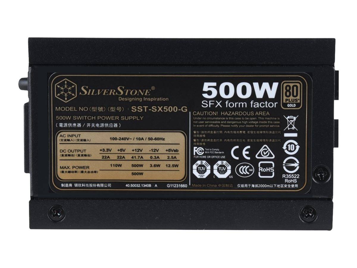 SilverStone SX500-G - V1.1 - Netzteil (intern)