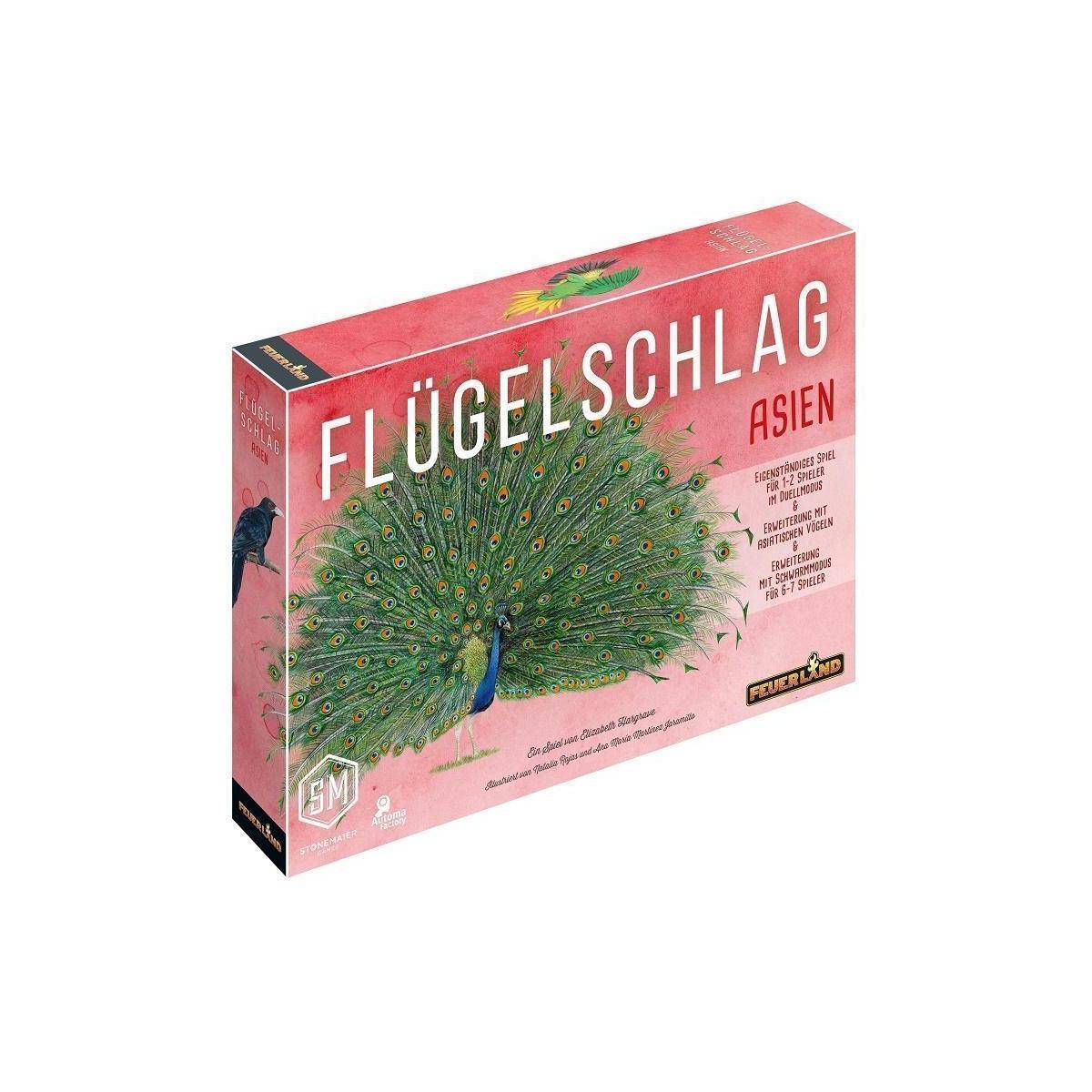 FEU31018 - Flügelschlag: Asien, Brettspiel, für 1 bis 2 Spielende, ab 10 Jahren (DE- Erweiterung)