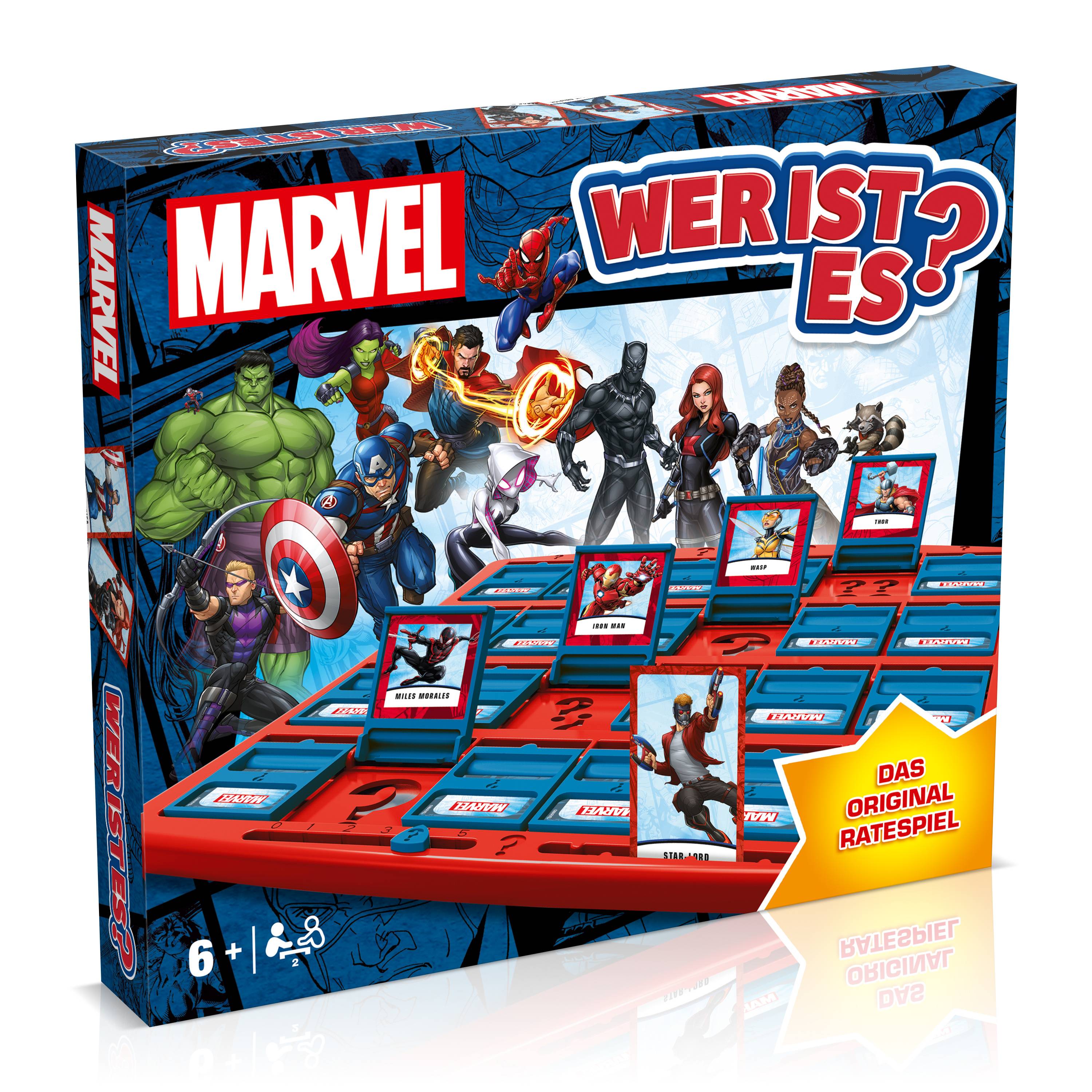 Wer ist es? - Marvel Kinder Spiel Gesellschaftsspiel Ratespiel