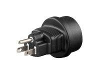 MicroConnect Universal adapter US/Schuko - Adapter