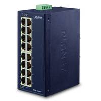 PLANET ISW-1600T, Unmanaged, Fast Ethernet (10/100), Wandmontage