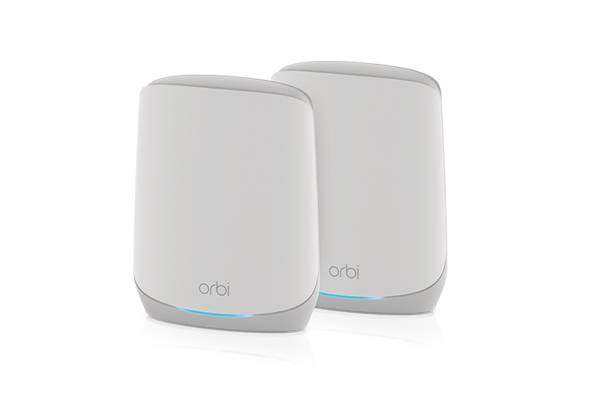Orbi WiFi6 Tri-Band Mesh System 2er Set Mesh Router weiß
