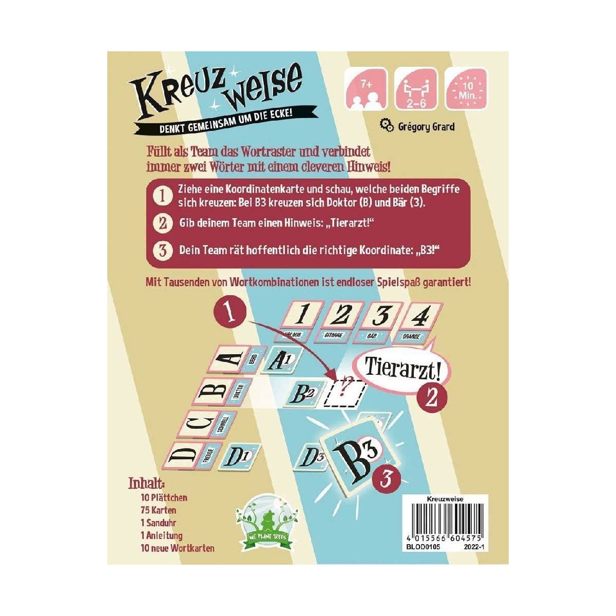 Asmodee BLOD0105 - Familienspiel - Kreuzweise Familienspiel Brettspiel Gesellschaftsspiel