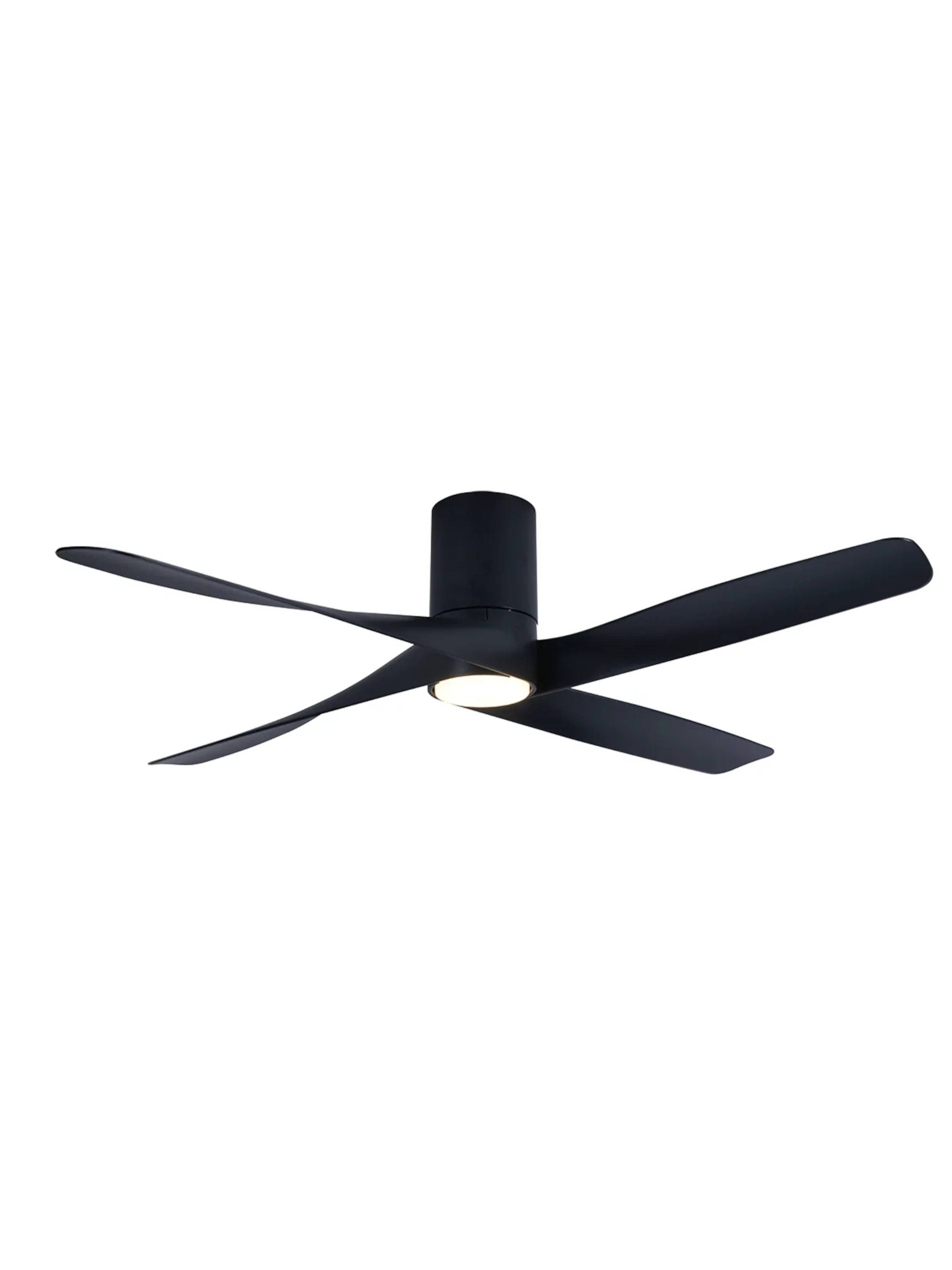DC Deckenventilator Riviera Schwarz mit LED
