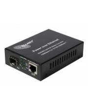 ALLNET Medienkonverter PoE 15.4W/30W auf 1000BASE-SX/LX Single-/Multimode SFP Mini-GBIC Converter Glasfaser LWL 1 Gbps Voll-Duplex Ethernet Power