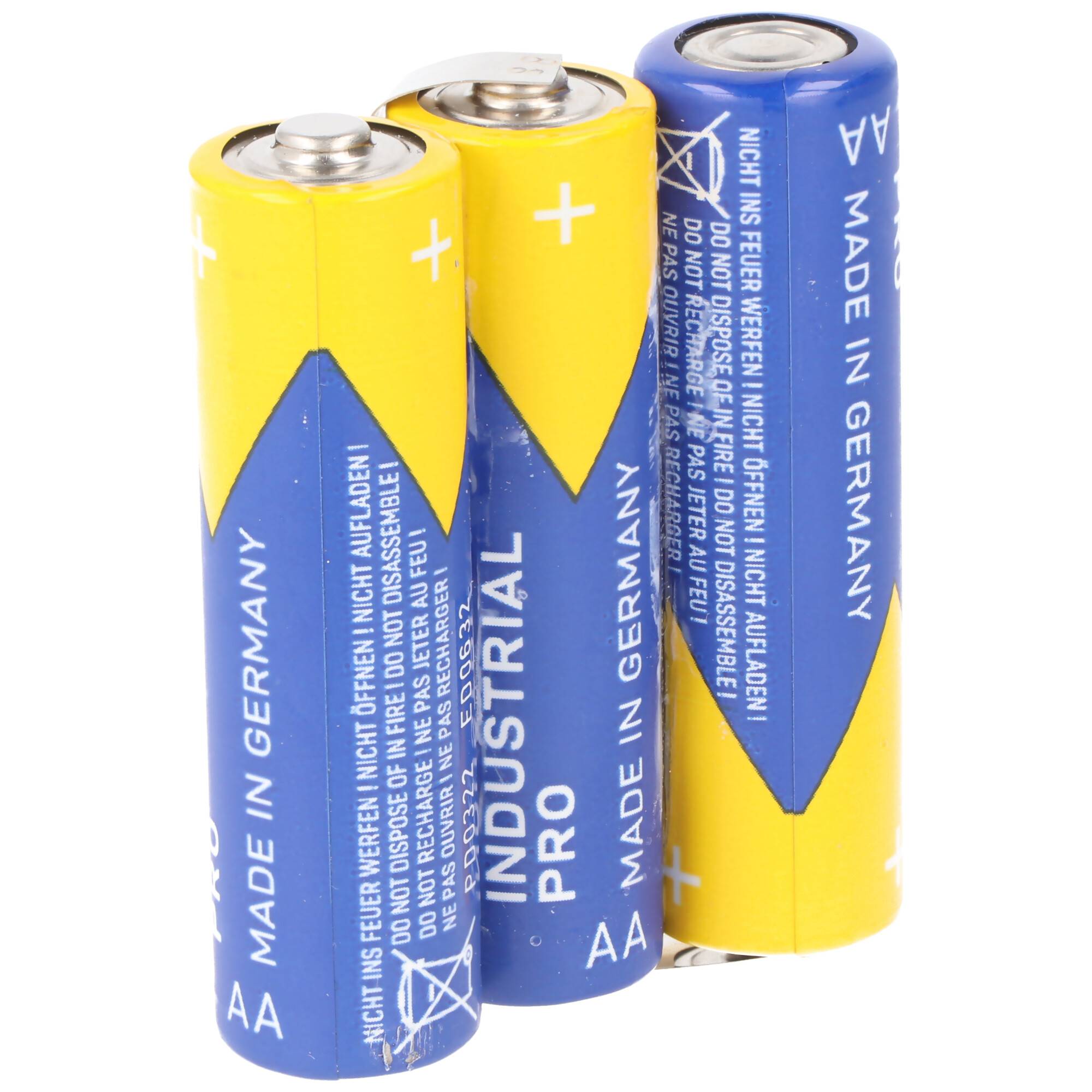 Varta Batteriepack F1x3 Bogen 4,5V 2600mAh 3er-Pack 4.5V, Abmessungen ca. 50,7 x 41,5 x 16,4mm