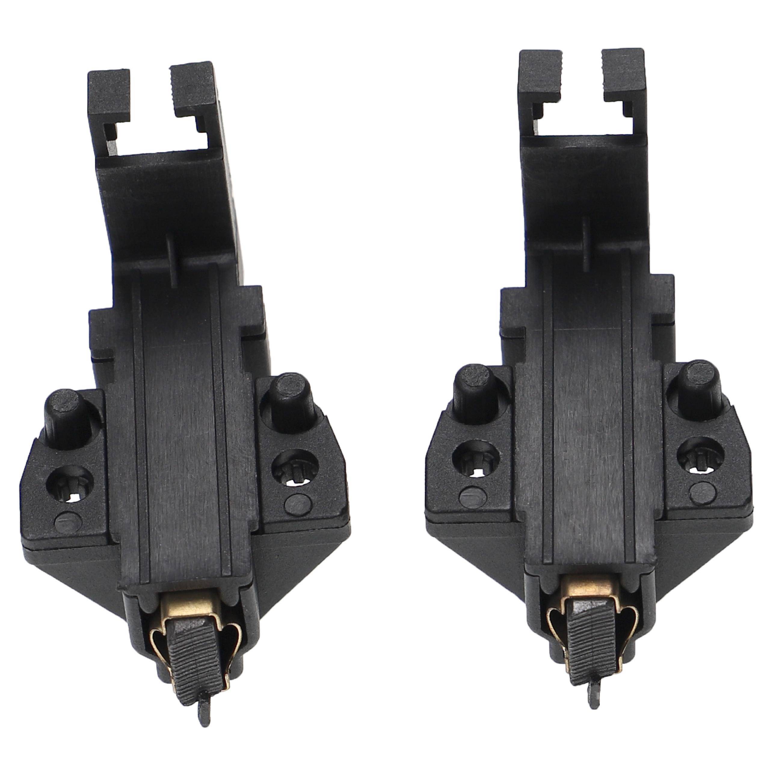 vhbw 2x Kohlebürste 5 x 12,5 x 32 mm Ersatz für Whirlpool 481236248004, 481931088529, 481281729573, 481931038652 für Waschmaschine