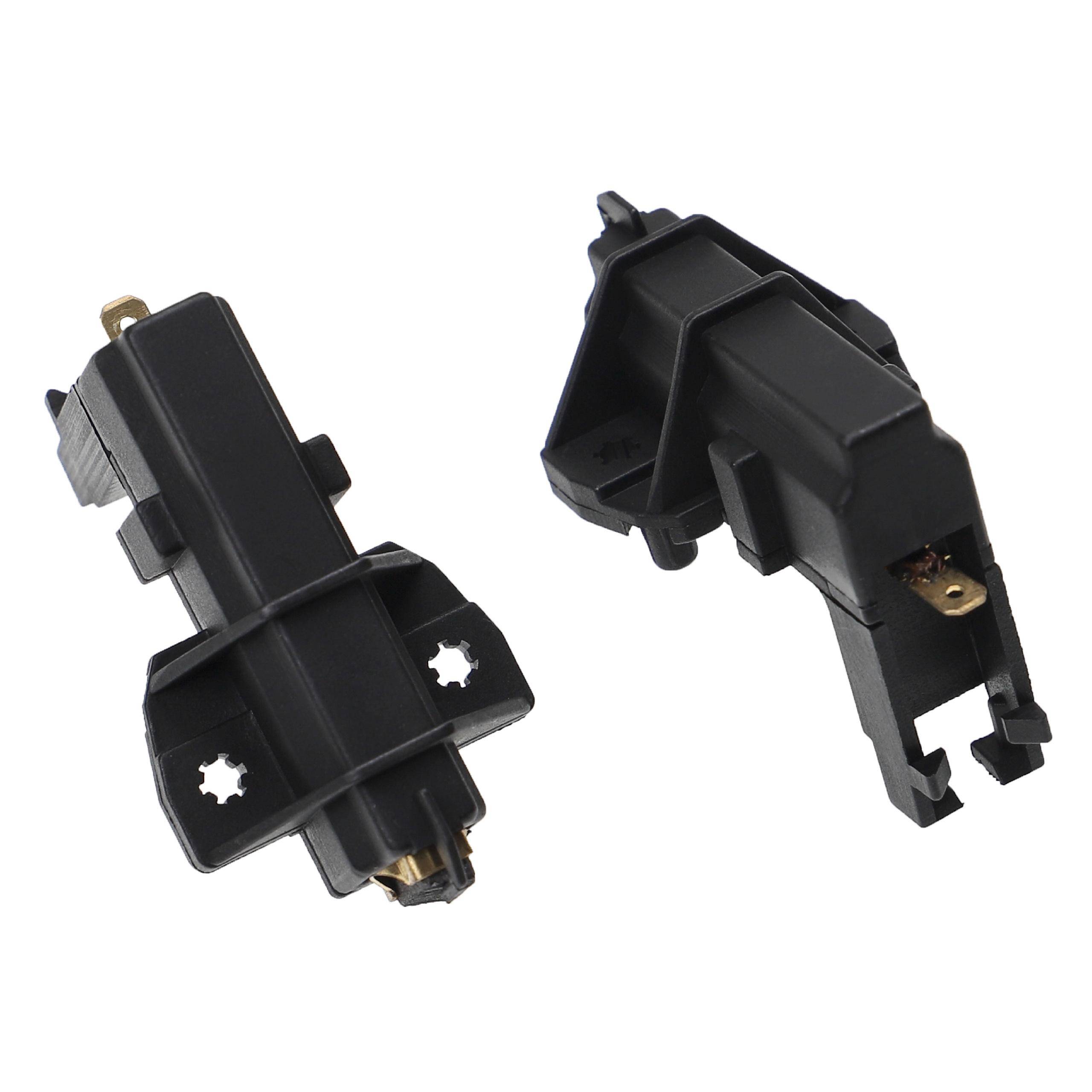vhbw 2x Kohlebürste 5 x 12,5 x 32 mm Ersatz für Whirlpool 481236248004, 481931088529, 481281729573, 481931038652 für Waschmaschine