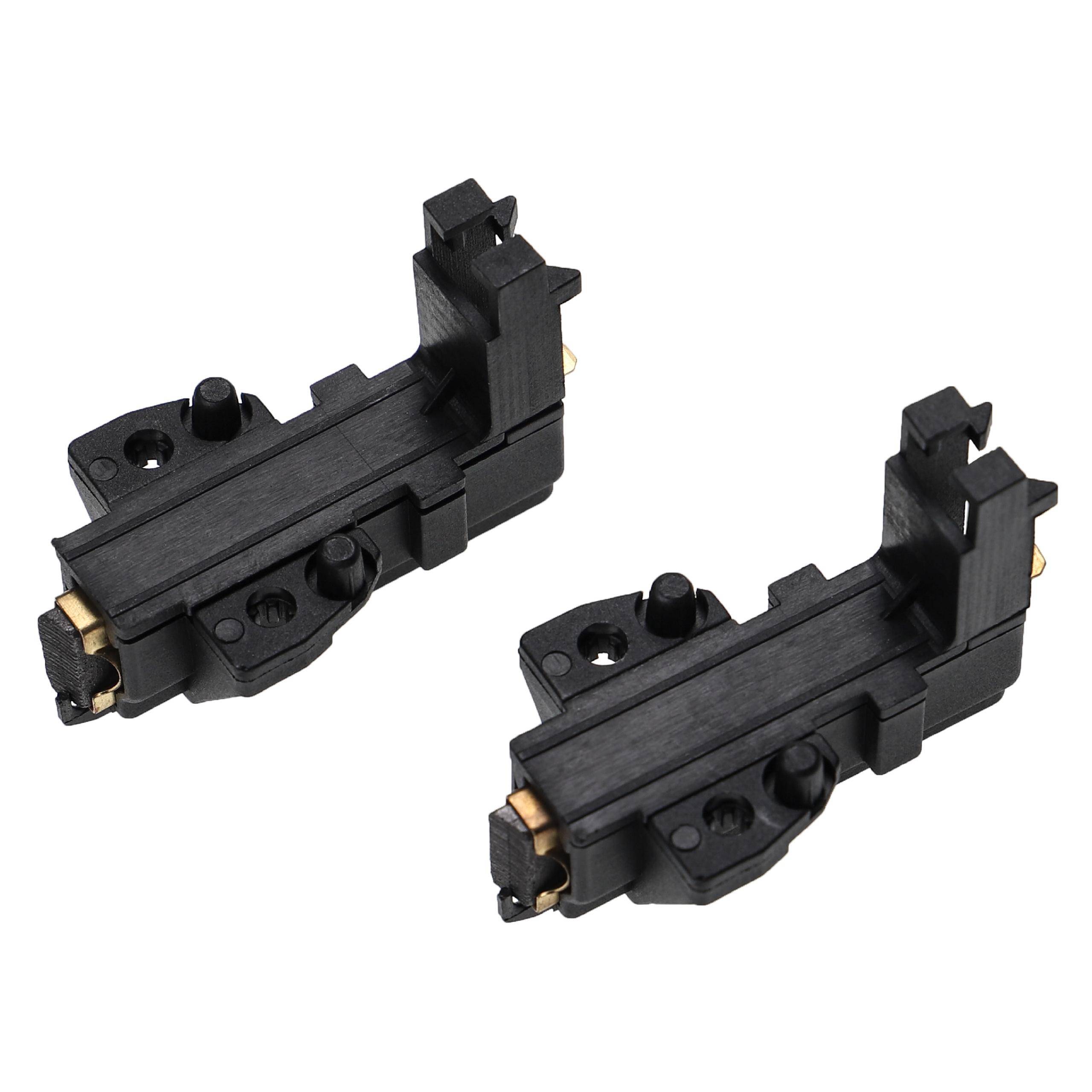 vhbw 2x Kohlebürste 5 x 12,5 x 32 mm Ersatz für Whirlpool 481236248004, 481931088529, 481281729573, 481931038652 für Waschmaschine