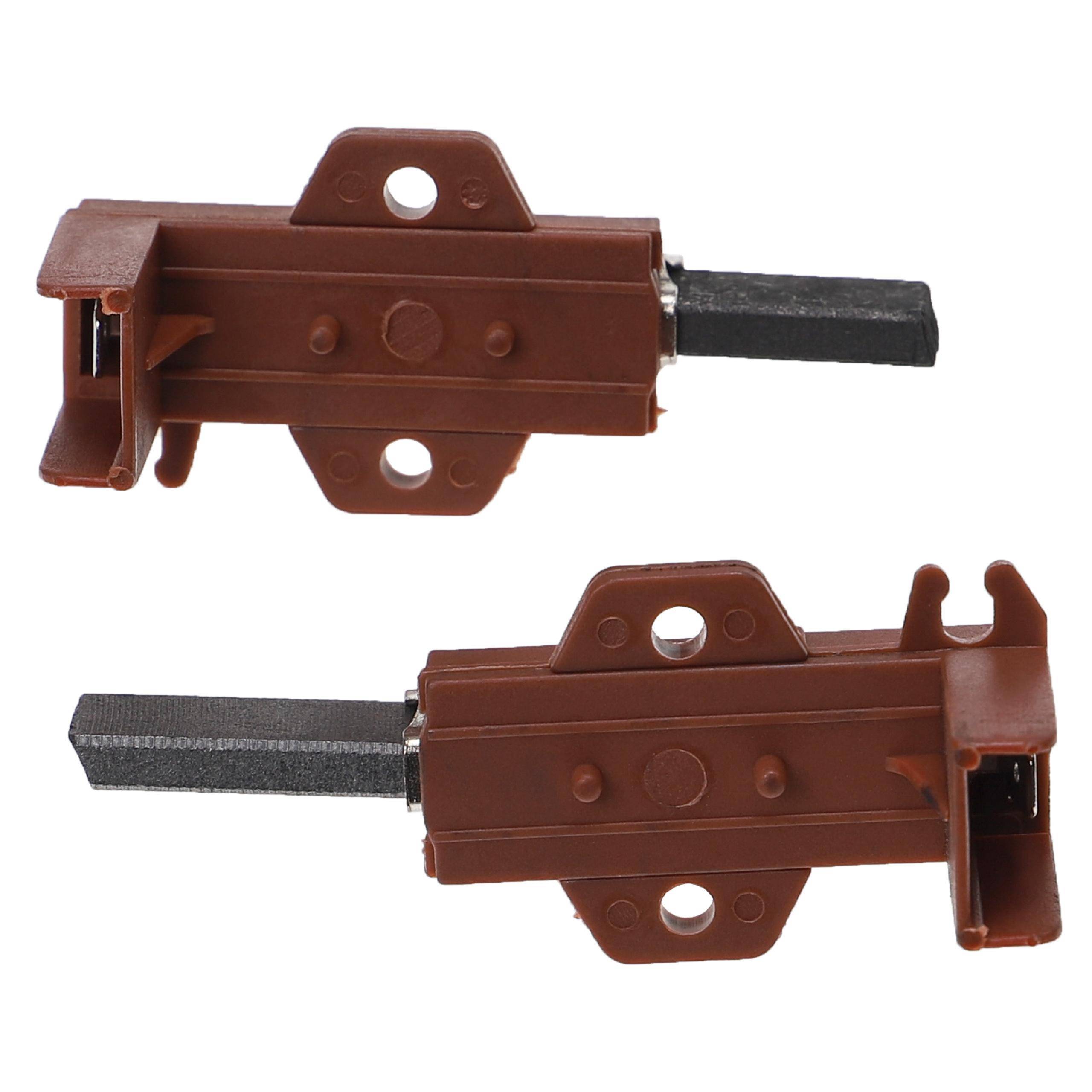 vhbw 2x Kohlebürste 5 x 12,5 x 34mm Ersatz für 047317, 050582, 196539, 196546, 49000466, 481281719418, 481281729602 für Waschmaschine