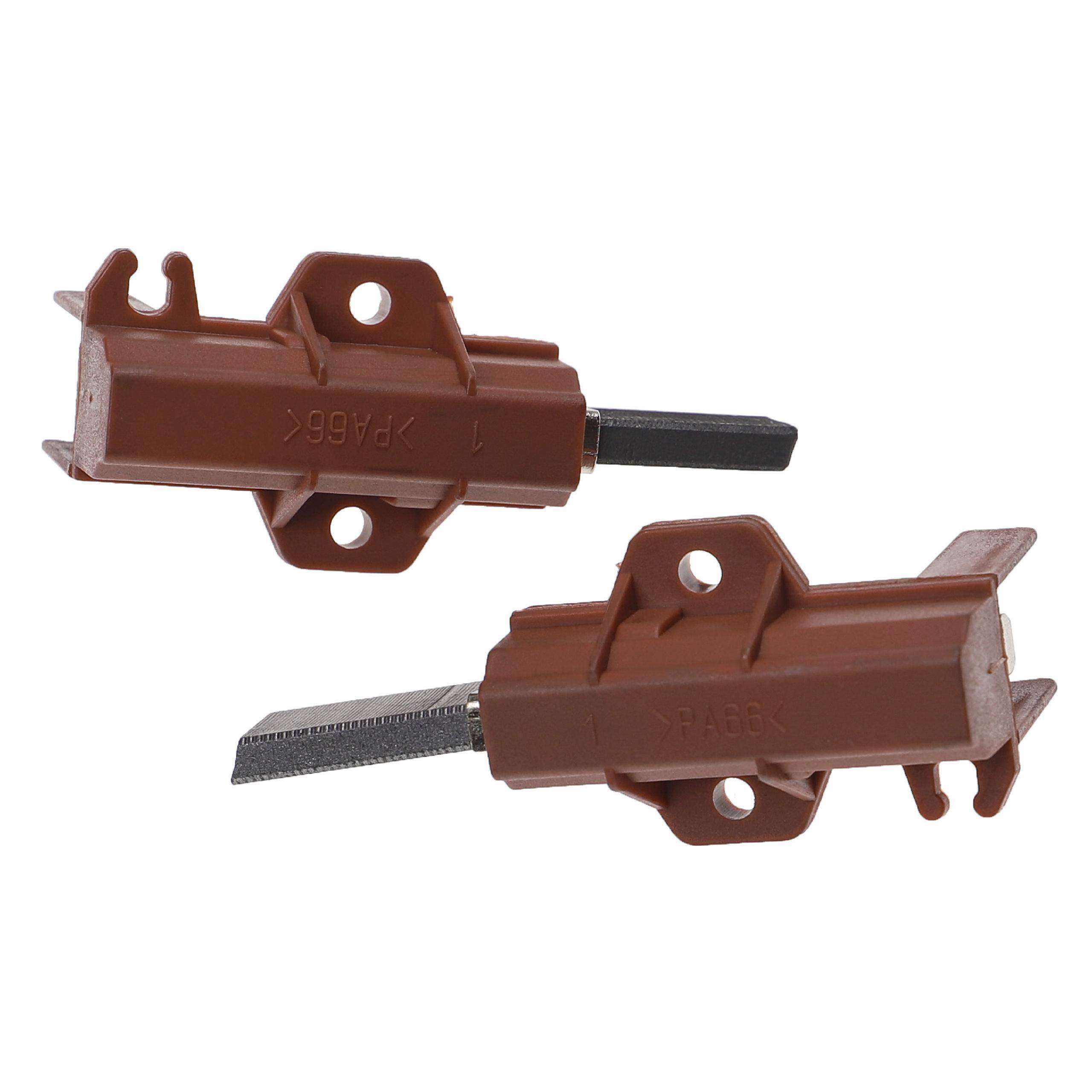 vhbw 2x Kohlebürste 5 x 12,5 x 34mm Ersatz für 047317, 050582, 196539, 196546, 49000466, 481281719418, 481281729602 für Waschmaschine