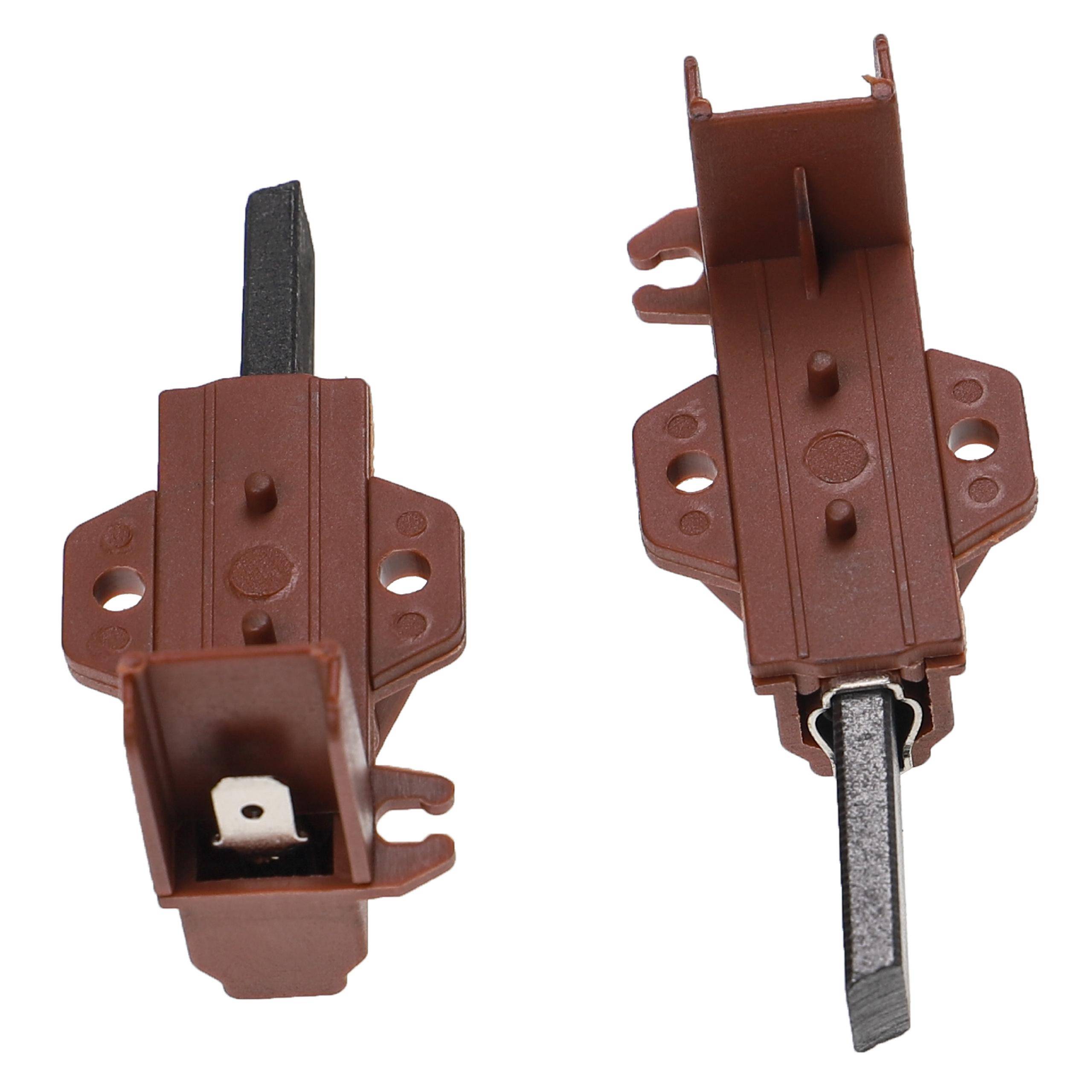 vhbw 2x Kohlebürste 5 x 12,5 x 34mm Ersatz für 047317, 050582, 196539, 196546, 49000466, 481281719418, 481281729602 für Waschmaschine