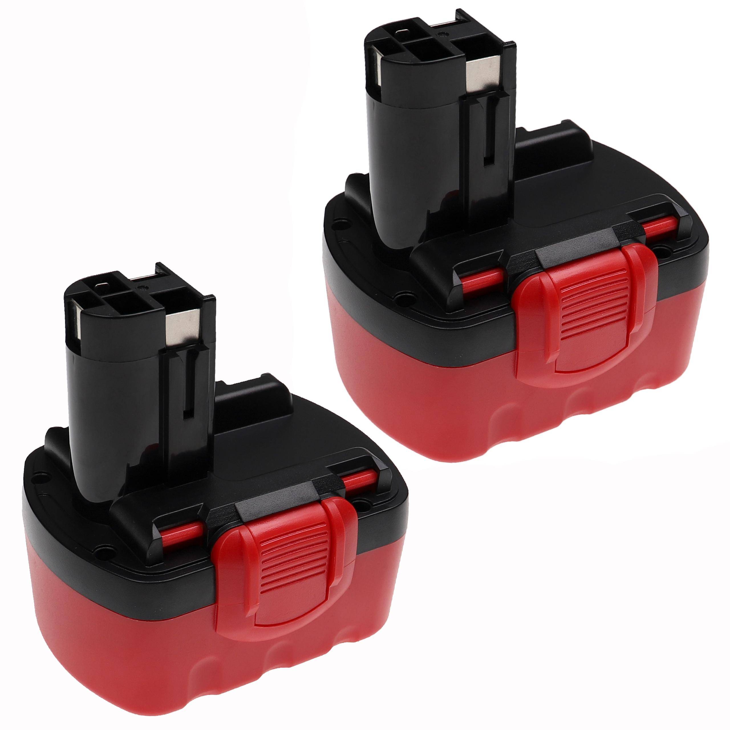 EXTENSILO 2x Akku kompatibel mit Strapex STB65 Werkzeug (3300 mAh, NiMH, 14,4 V)