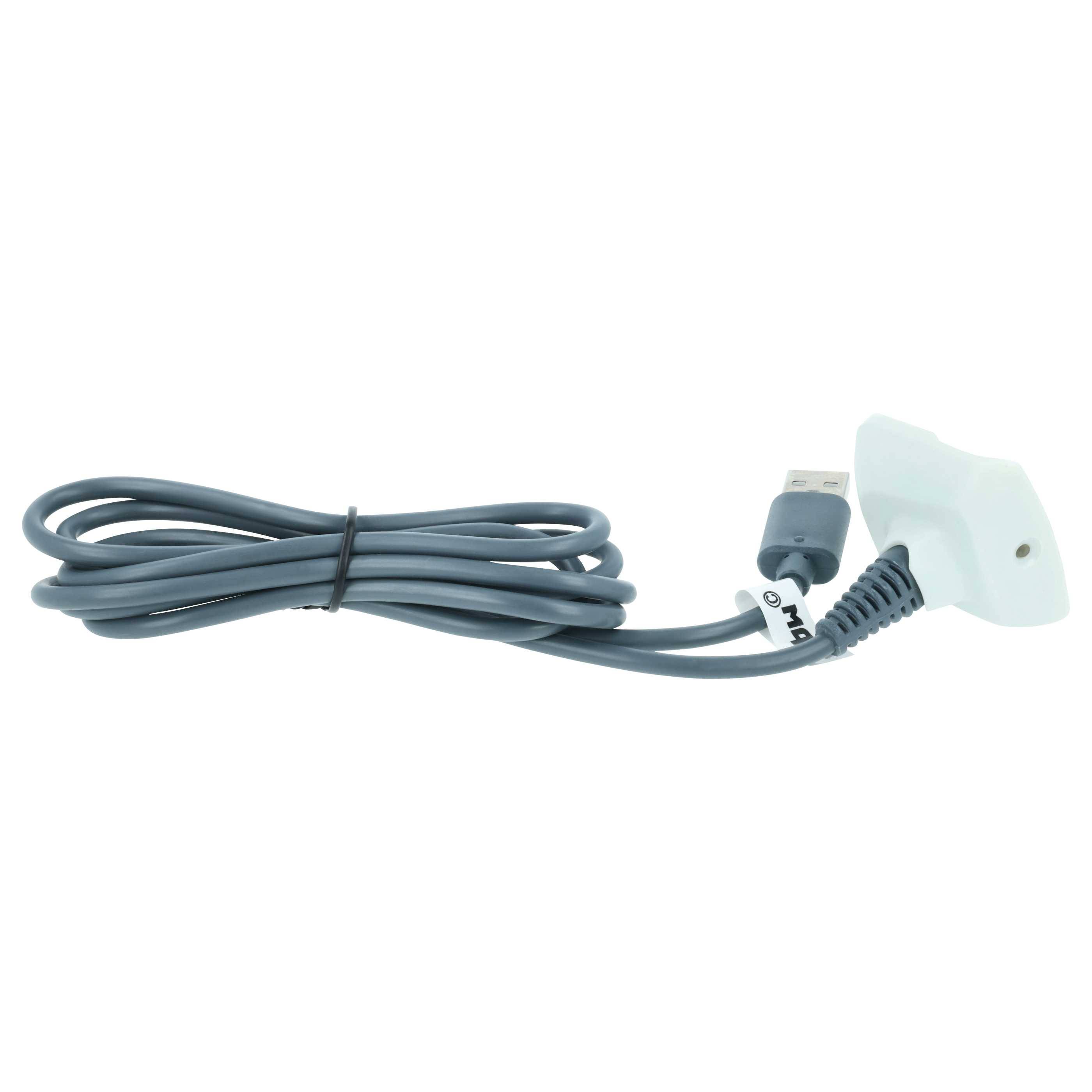 vhbw USB-Ladekabel kompatibel mit Microsoft Xbox 360 Spielekonsole - Kabel, 1,4 m Grau