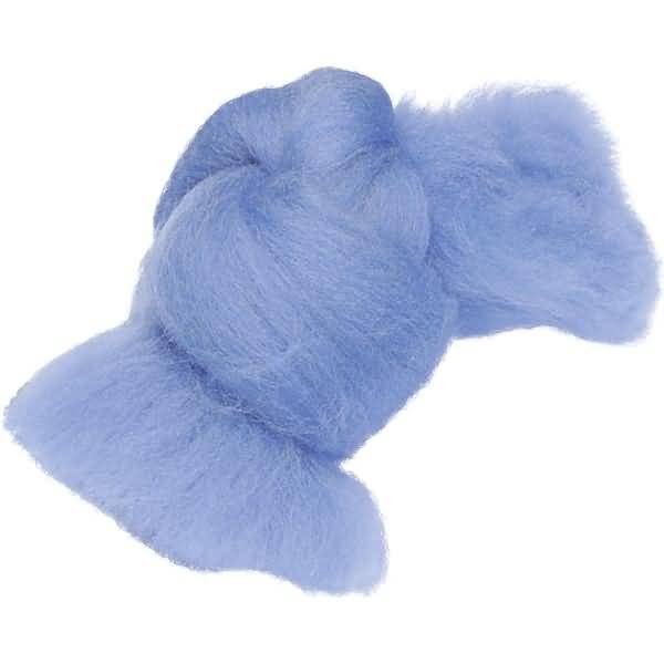Märchenwolle zartblau VE=10g