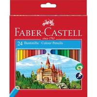 FABER-CASTELL 120124 - Mehrfarben - Holz - Hexagonal - Mehrfarben - Karton - 24