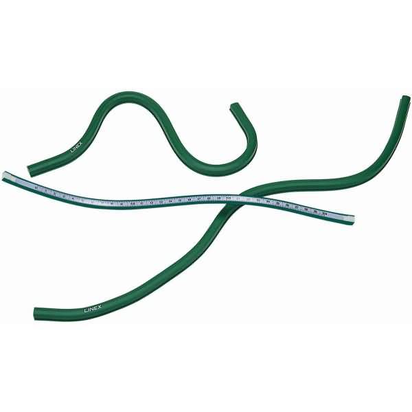 Kurvenlineal FCG30 30cm grün