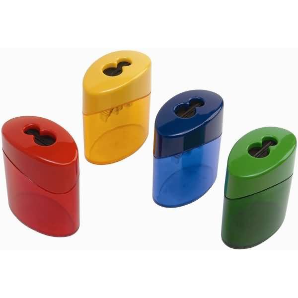 Doppelspitzdose oval farblich sortiert