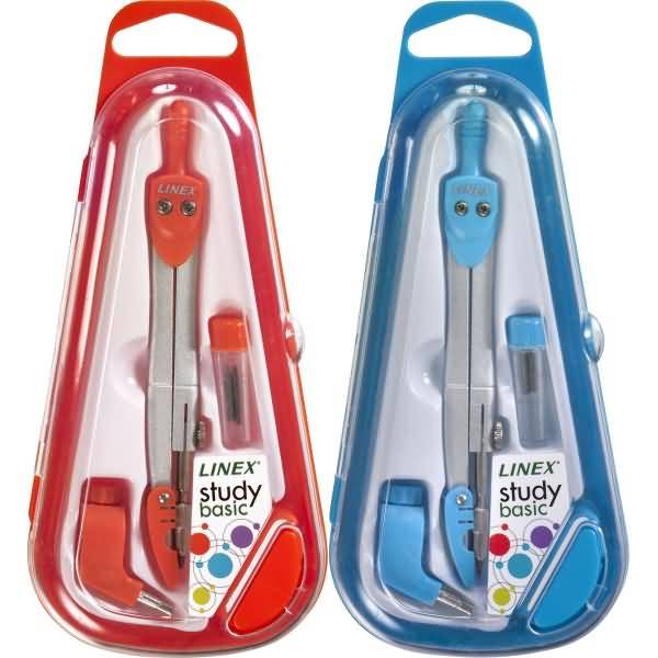 Schulzirkel 950 120mm mit Schutzkappe farbig sortiert