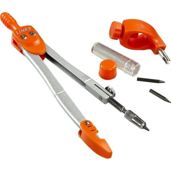 Schulzirkel 950 120mm mit Schutzkappe farbig sortiert