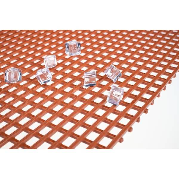 Arbeitsplatzmatte Yoga Roll Food 60cmx10m terrakotta