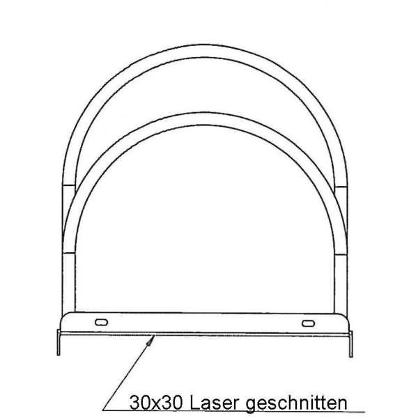 Bogenparker Multi 3 Stahl feuerverzinkt