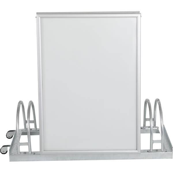 Werbe-Fahrradständer MultiBoard wasserfester Klapprahmen 25mm DIN A1