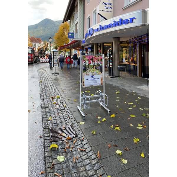 Werbe-Fahrradständer Economy Klapprahmen DIN A1