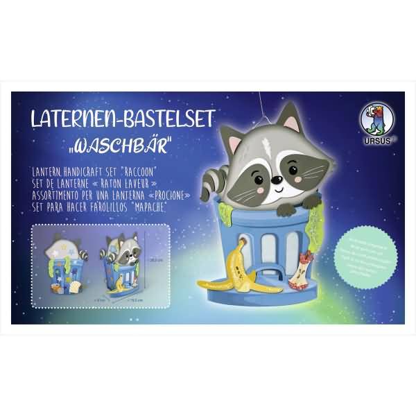 Laternen-Bastelset Waschbär